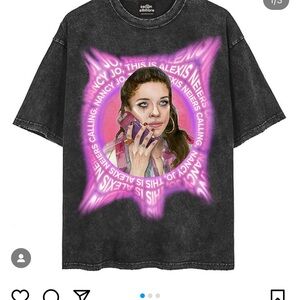 Sean ellmore Alexis neiers acid wash pop culture tshirt